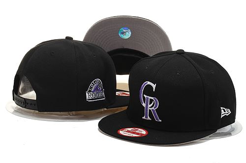 MLB Colorado Rockies NE Snapback Hat #17